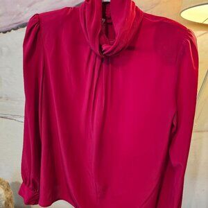 Vintage Anna Kristie Red Blouse